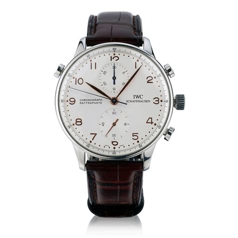 iwc portugaise rattrapante 3712 platine full set n 2669943|The Portugieser Collection .